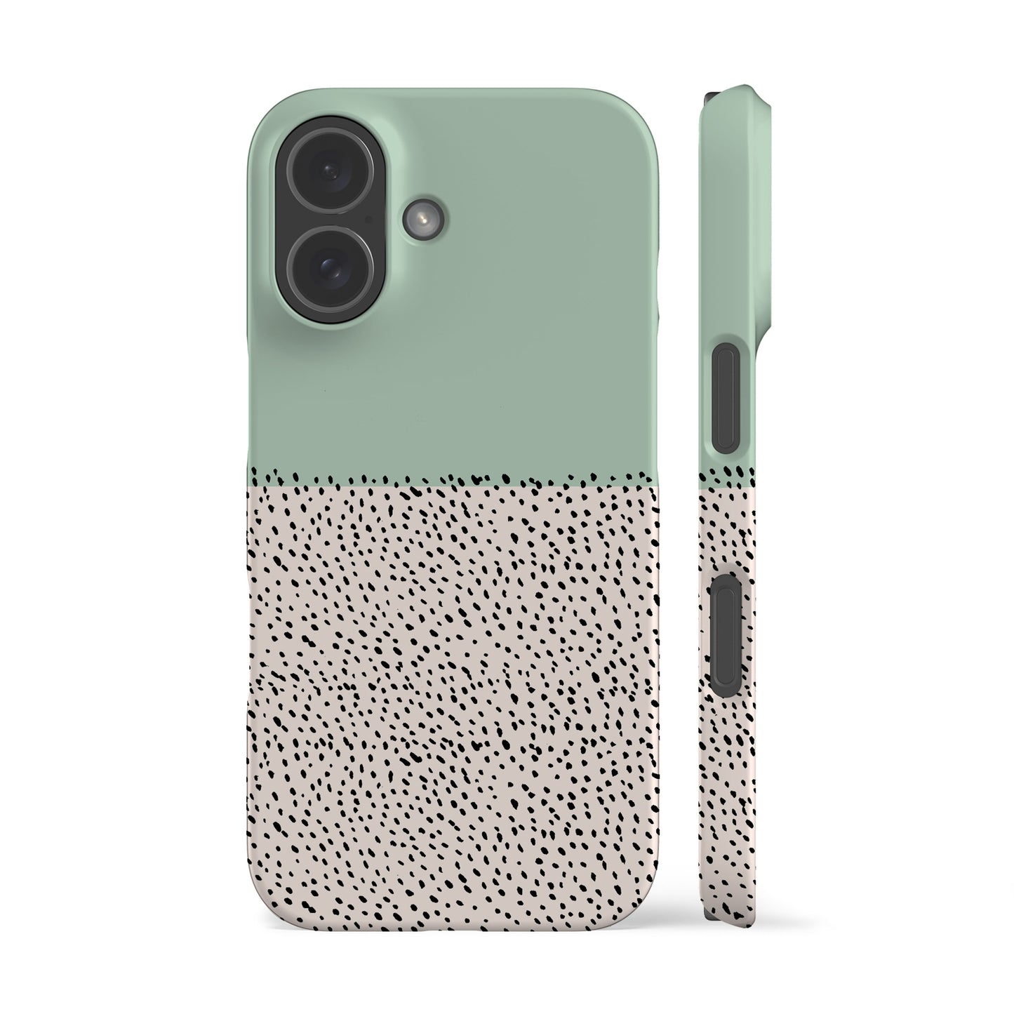 Geo Mini Dots Green Phone Case