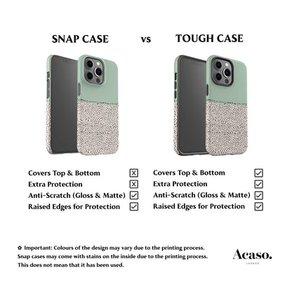 Geo Mini Dots Green Phone Case