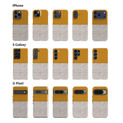 Geo Mini Dots Sunflower Phone Case