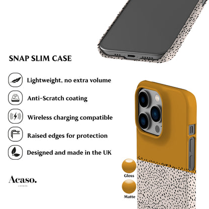 Geo Mini Dots Sunflower Phone Case