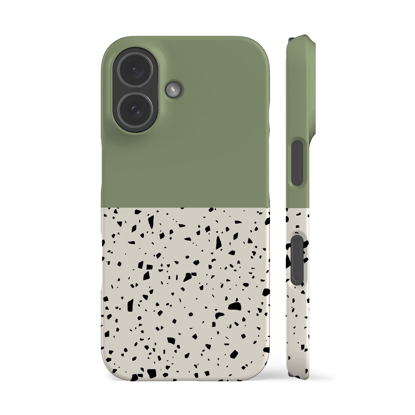 Geo Terrazzo Green Phone Case