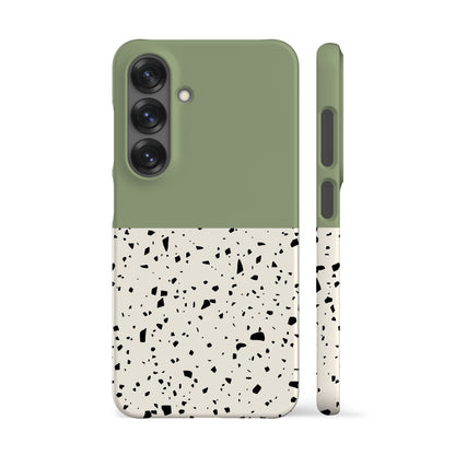 Geo Terrazzo Green Phone Case