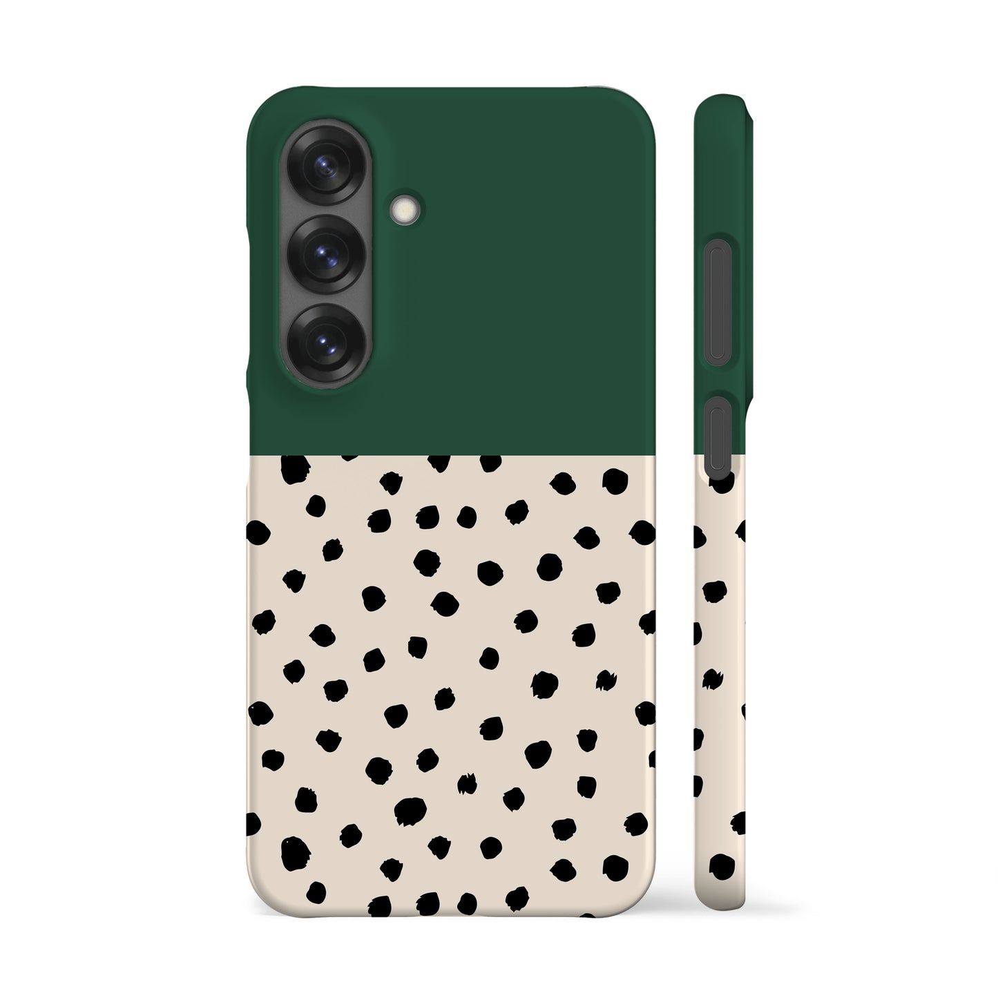 Geo Spotty Dark Green Phone Case