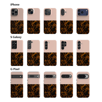 Geo Pink Tortoise Phone Case