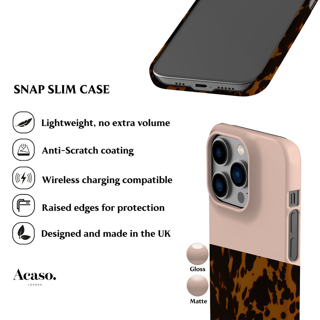 Geo Pink Tortoise Phone Case