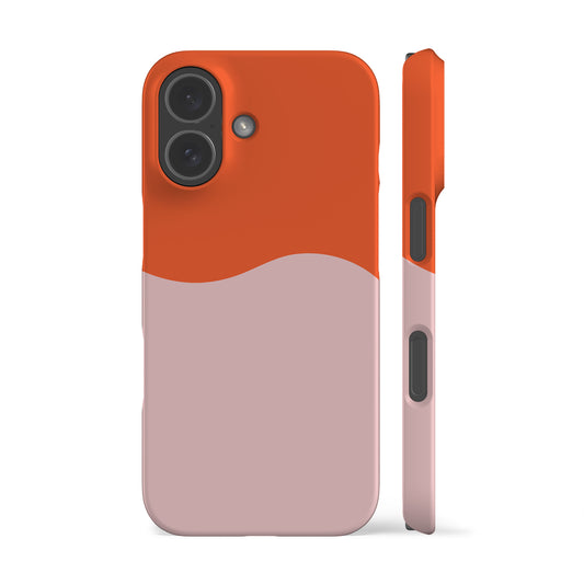 Geo Wave Pink Phone Case