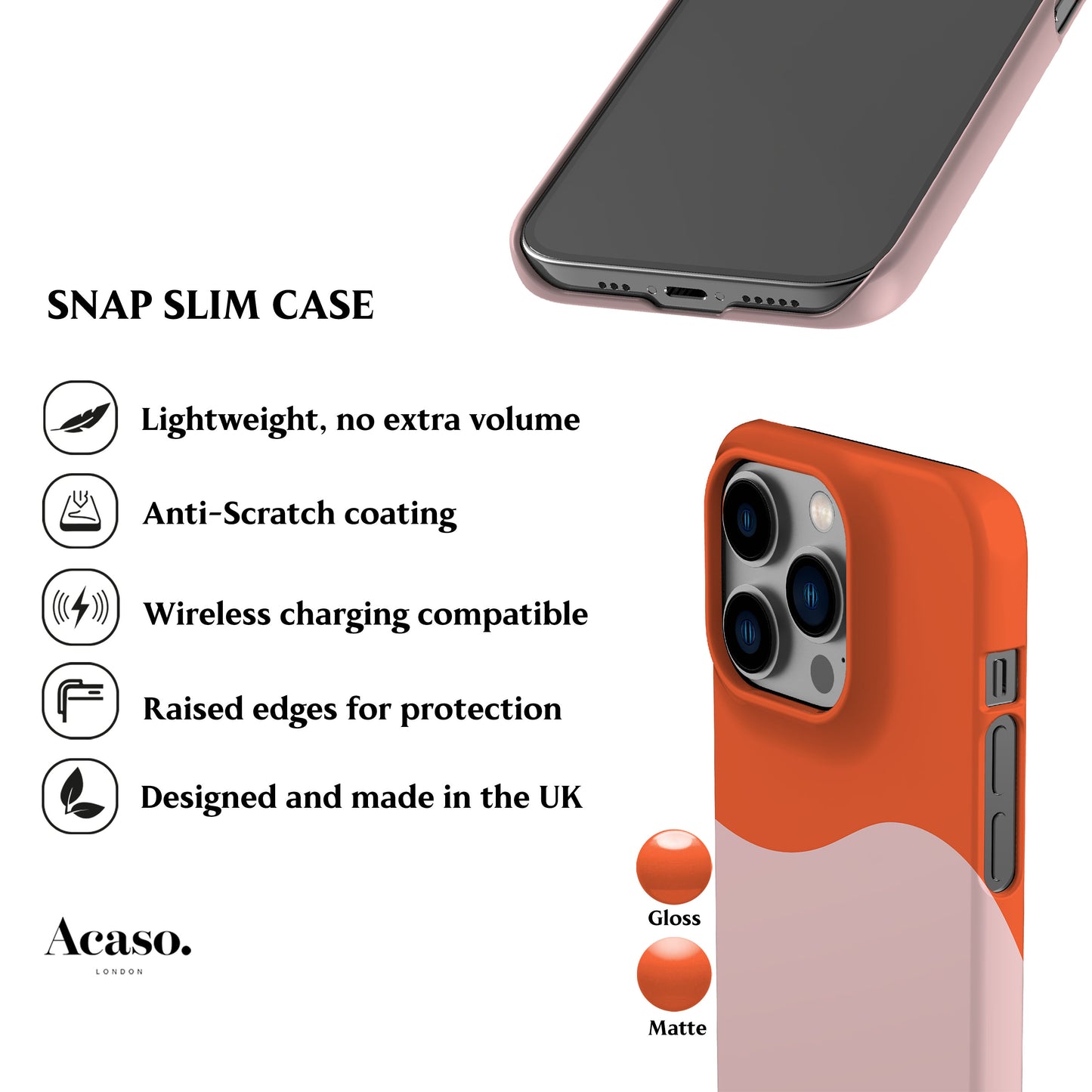 Geo Wave Pink Phone Case