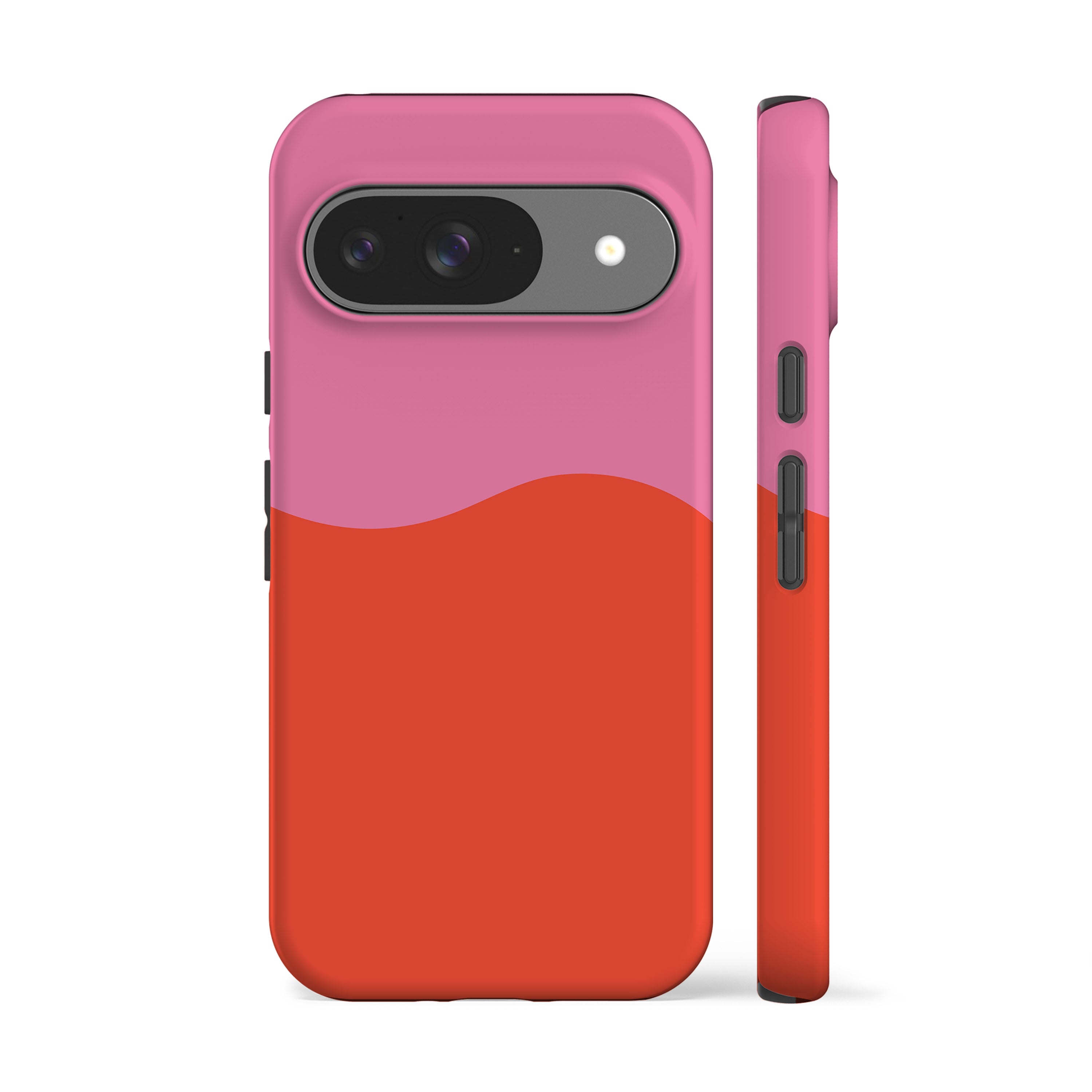 Geo Wave Red Phone Case