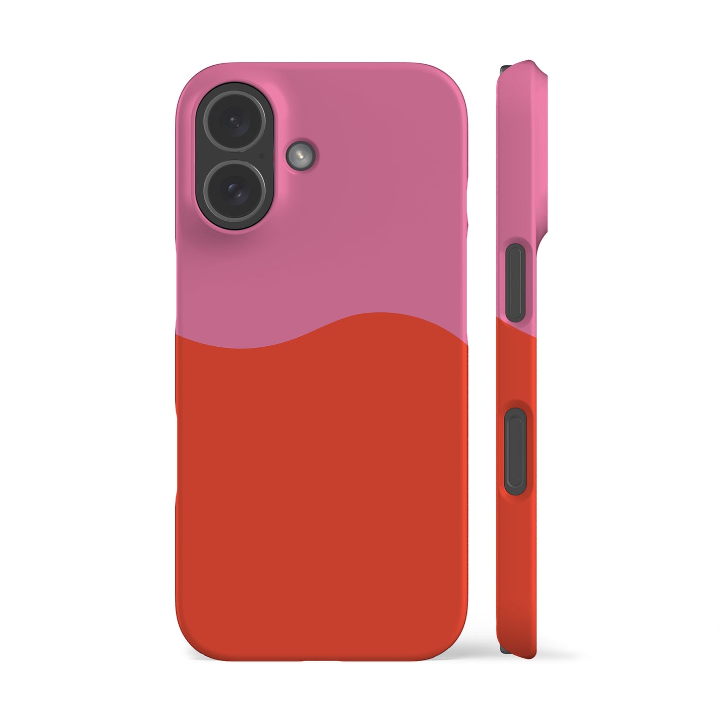 Geo Wave Red Phone Case