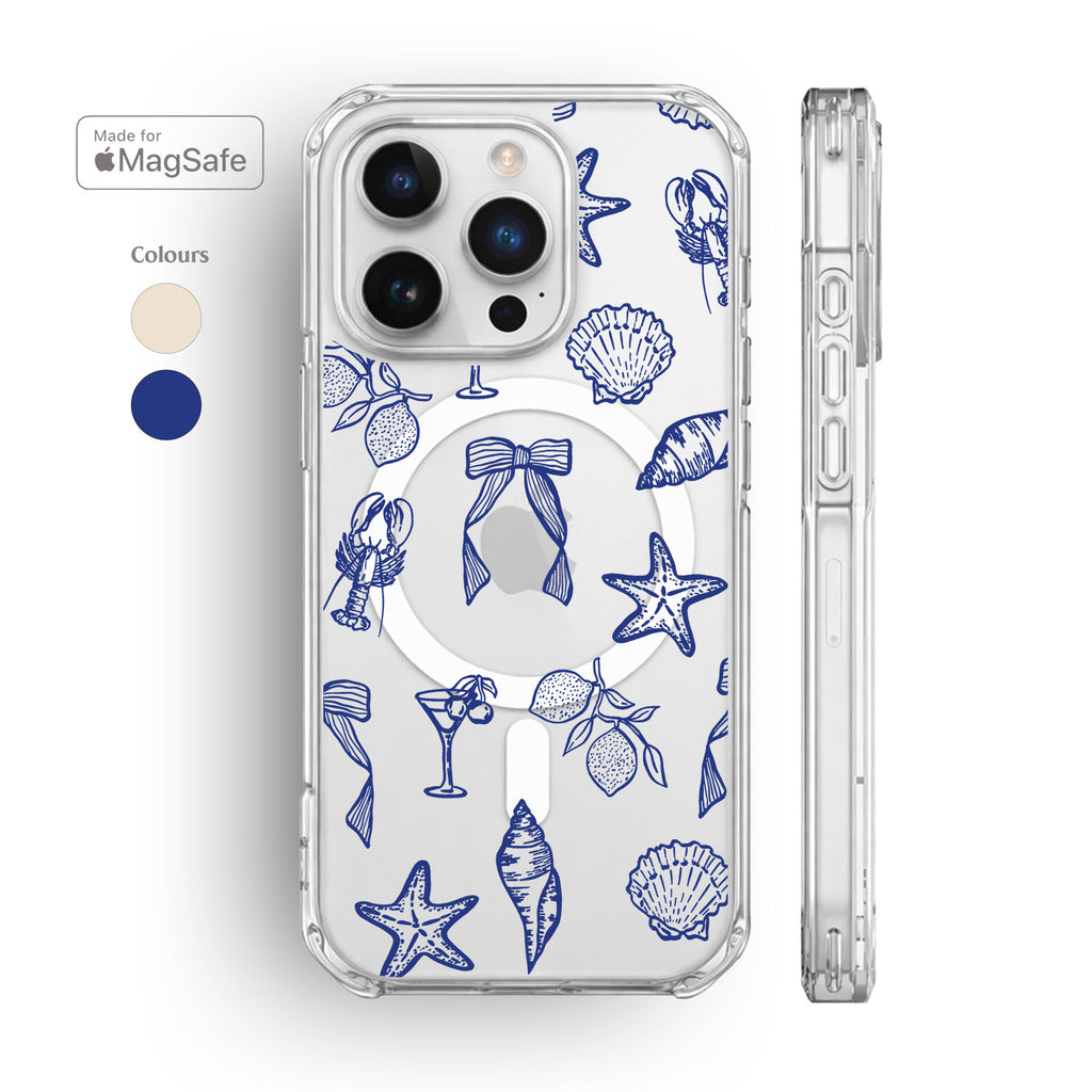 Italian Summer Clear MagSafe iPhone Case