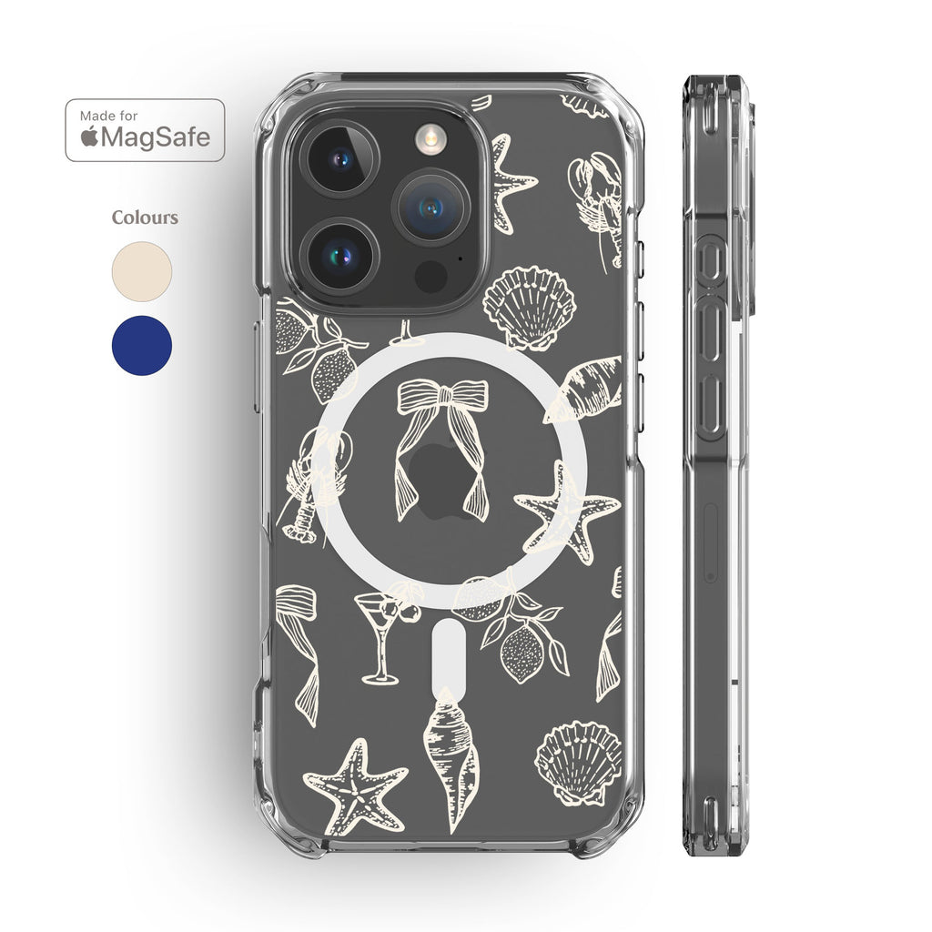 Italian Summer Clear MagSafe iPhone Case