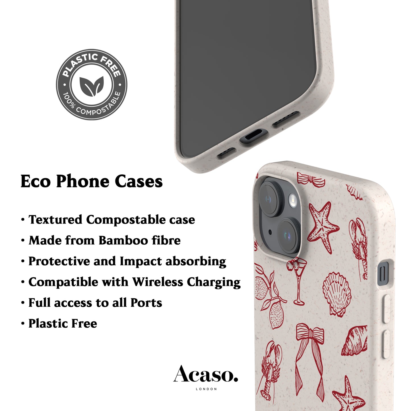 Girly Summer Eco-Friendly Phone Case