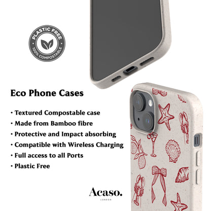 Girly Summer Eco-Friendly Phone Case