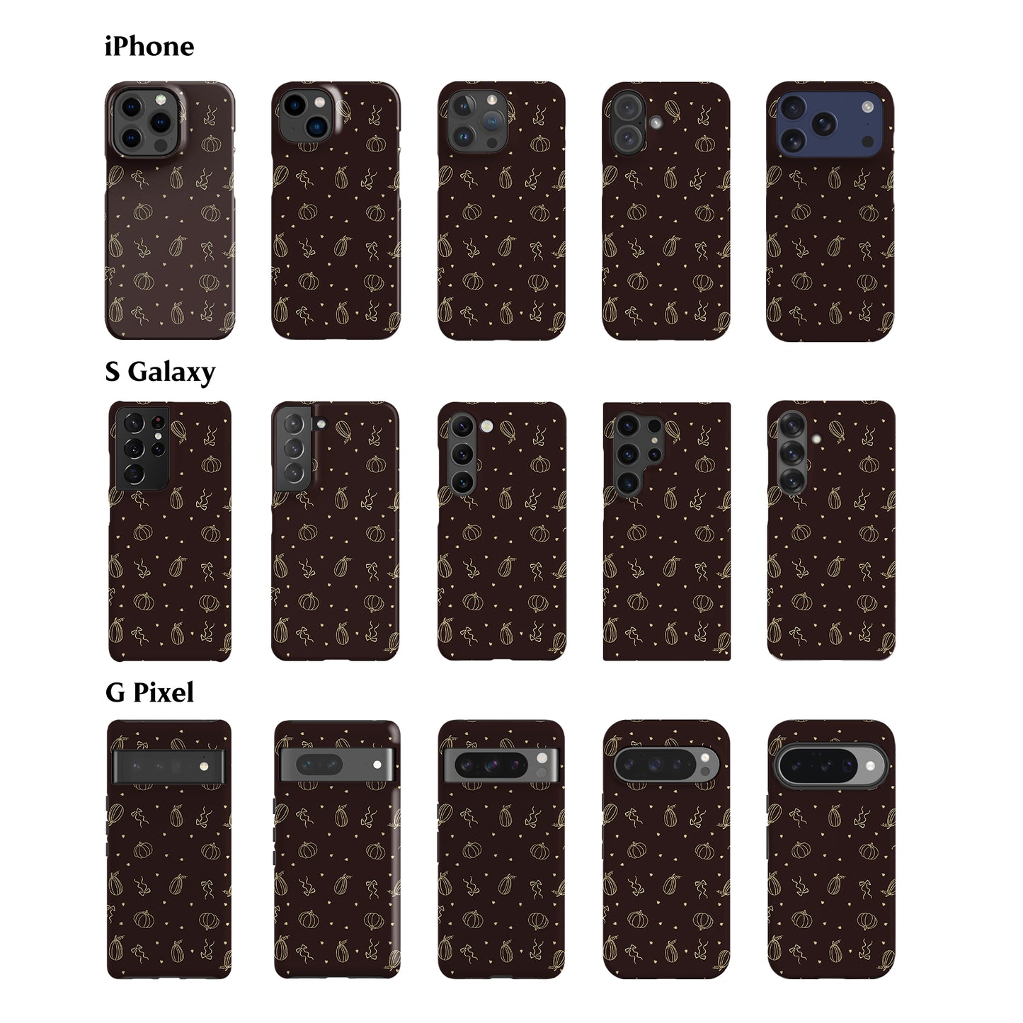 Girly Autumn Brown Phone Case