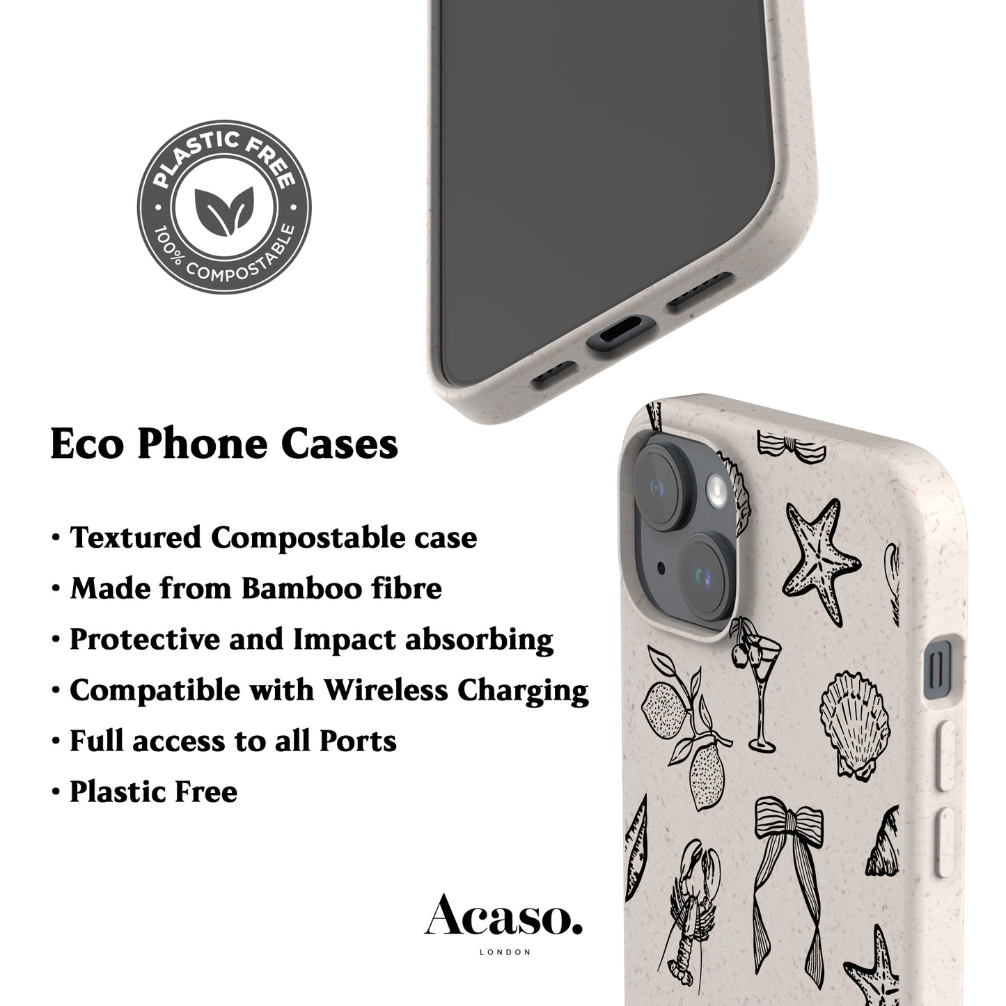 Girly Summer Eco-Friendly Phone Case