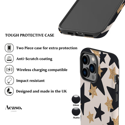 Gold Stars Phone Case
