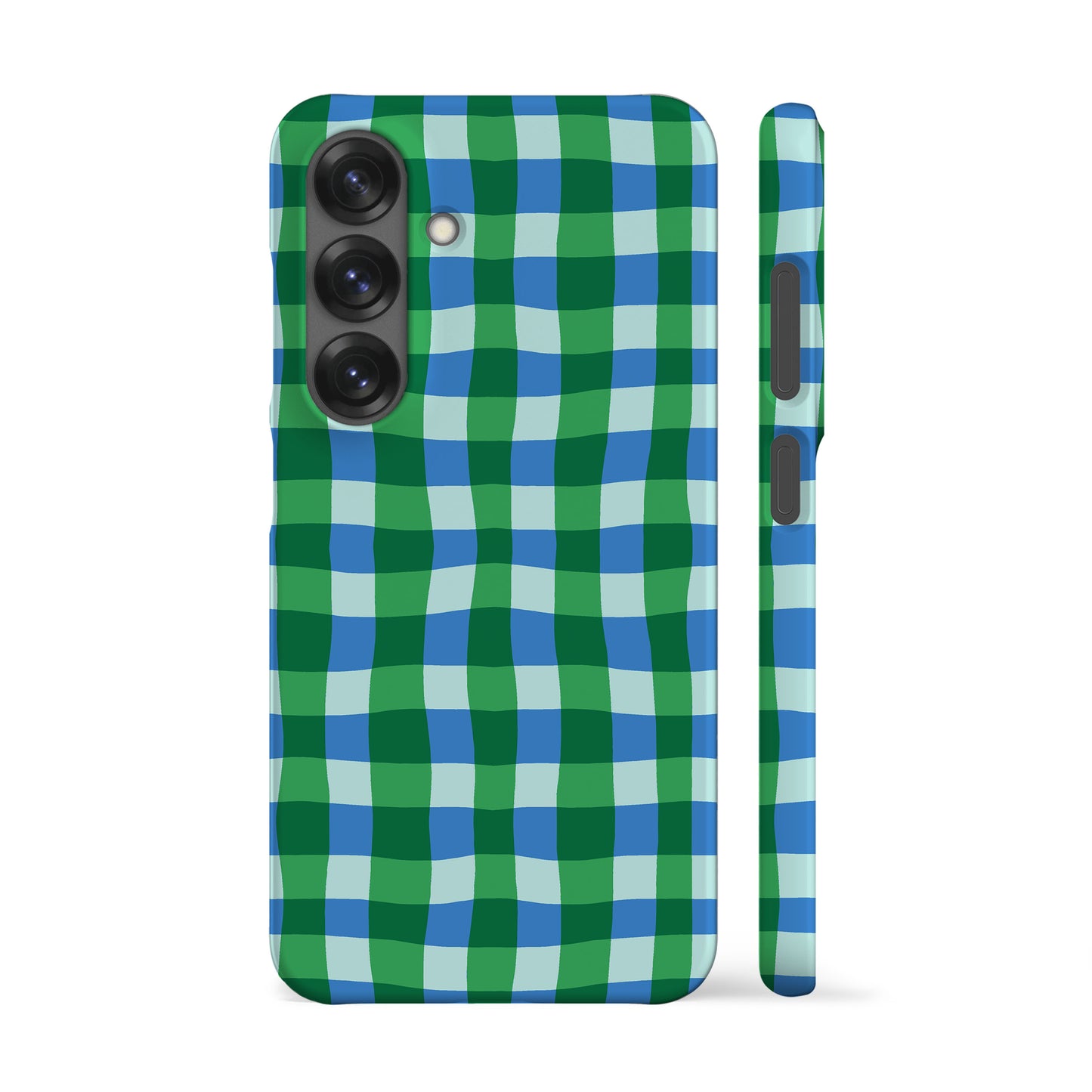 Green Blue Plaid Phone Case
