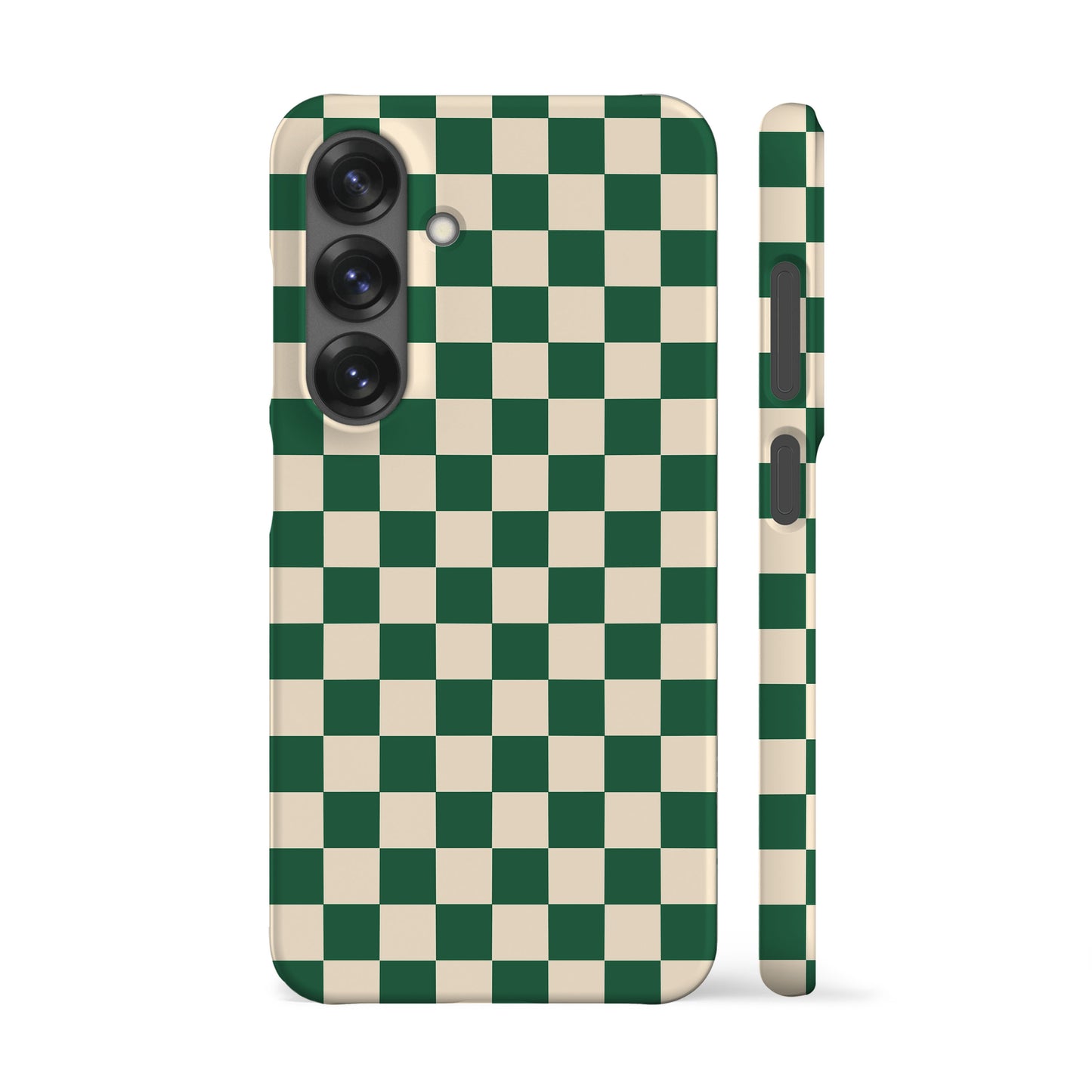 Green Hope Checkered Phone Case