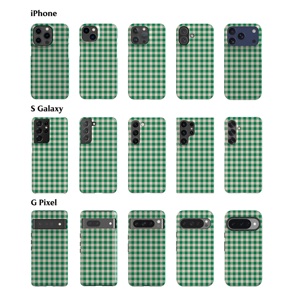 Green Hope Plaid Phone Case
