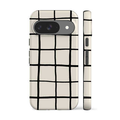 Grid Pattern Phone Case