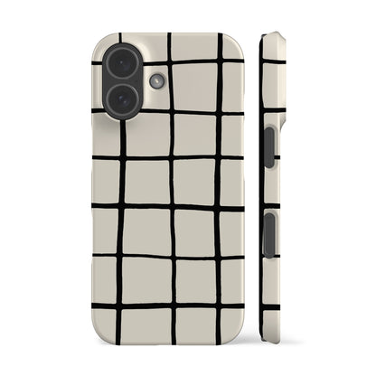 Grid Pattern Phone Case