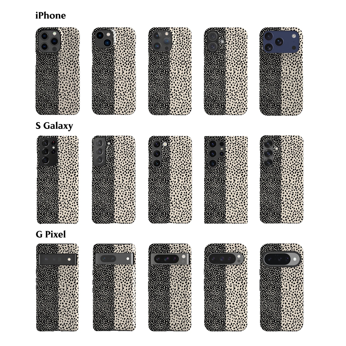 Half Dalmatian Phone Case