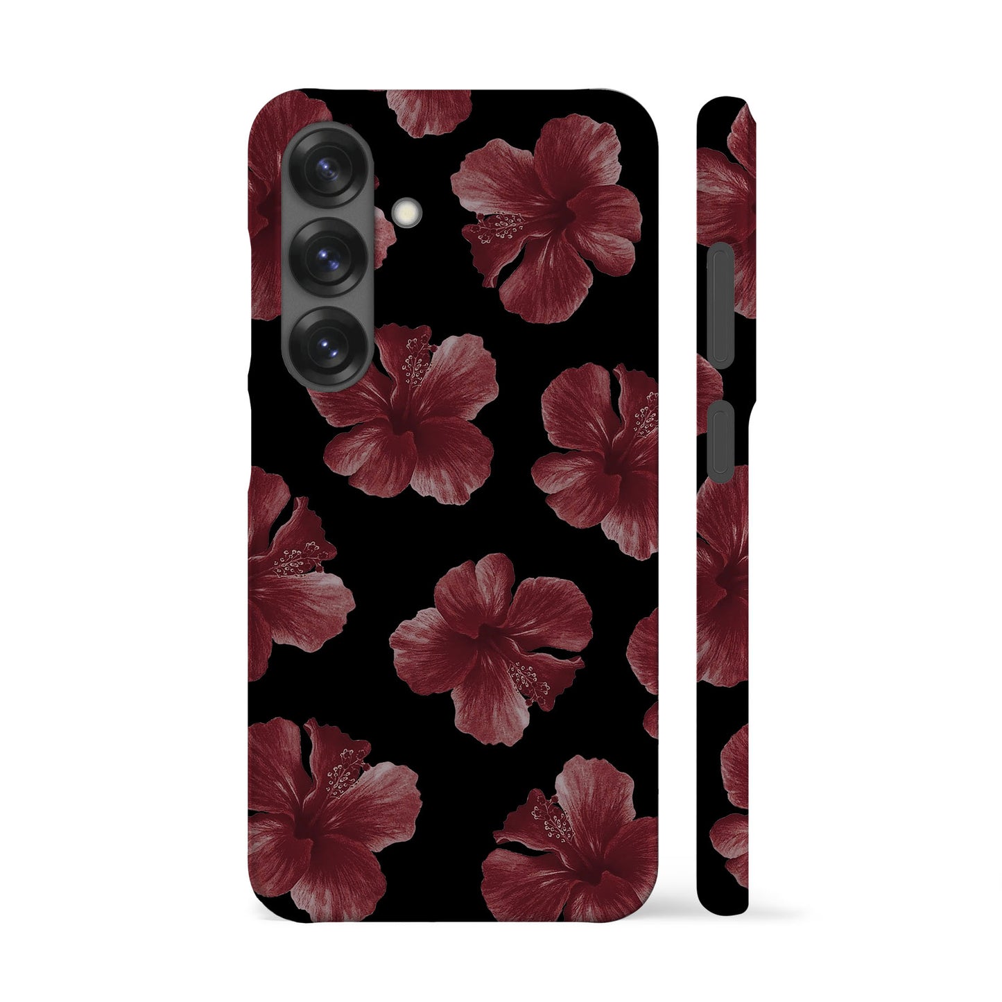 Hibiscus Black Phone Case