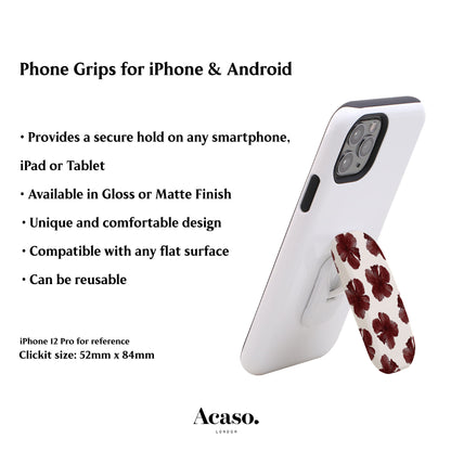 Hibiscus Flower Phone Grip