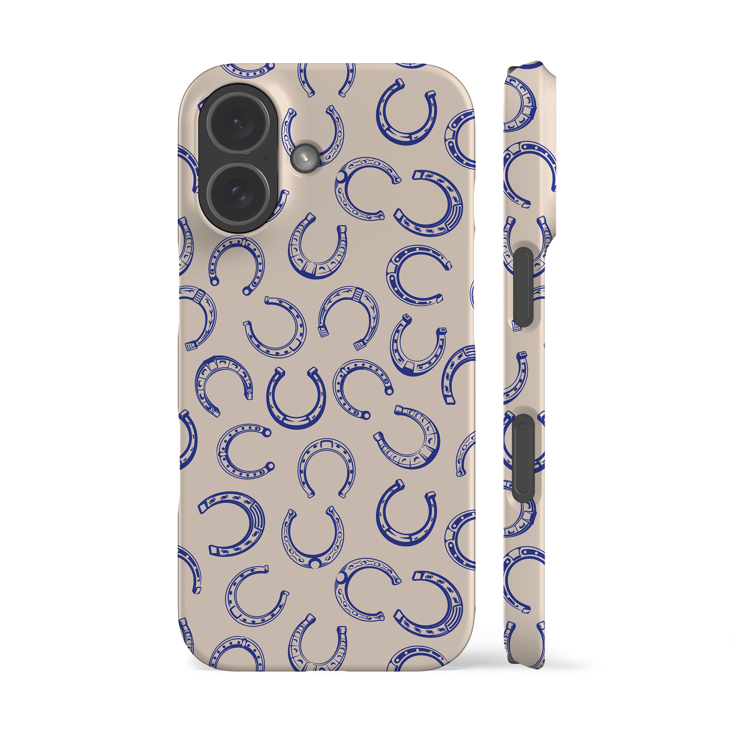 Horseshoe Phone Case for iPhone 13 Pro in Blue – Acaso London