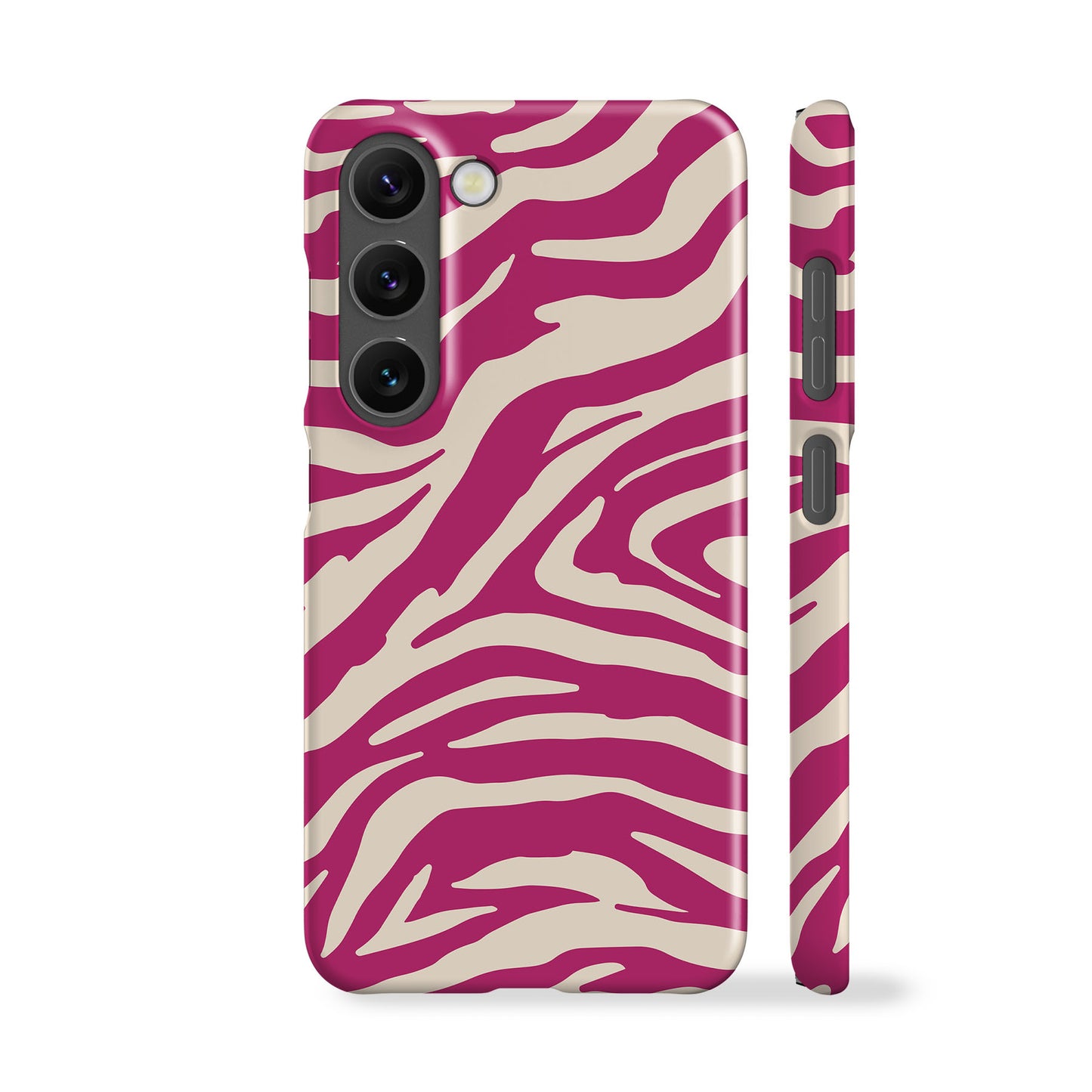 Hot Pink Zebra Phone Case