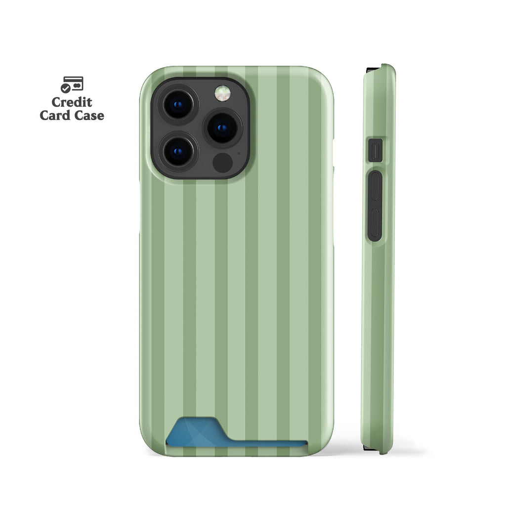 Ibiza Mint Stripes Card Case