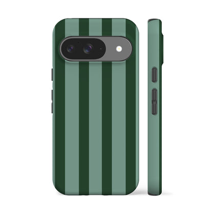Mint Green Striped Phone Case
