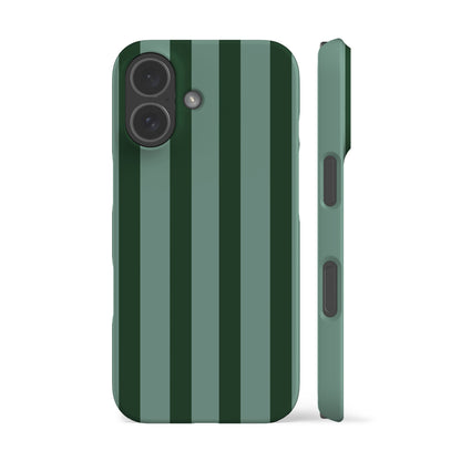 Mint Green Striped Phone Case