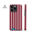 Ibiza Pink Stripes Card Case