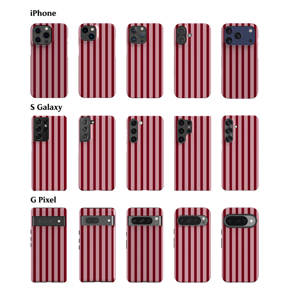 Ibiza Rose Stripes Phone Case