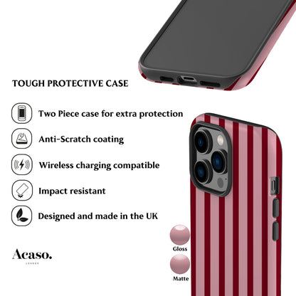 Ibiza Rose Stripes Phone Case