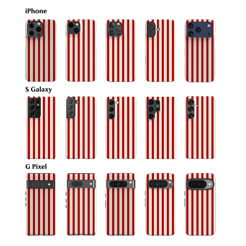 Ibiza Red Stripes Phone Case