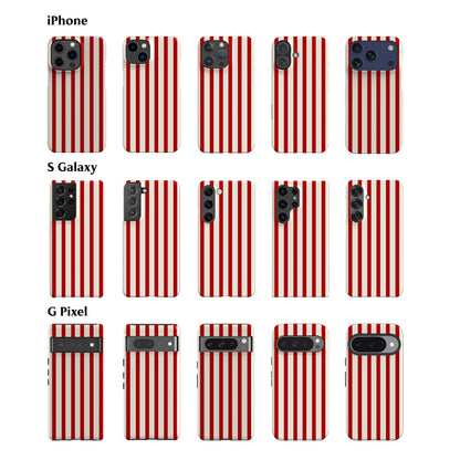 Ibiza Red Stripes Phone Case