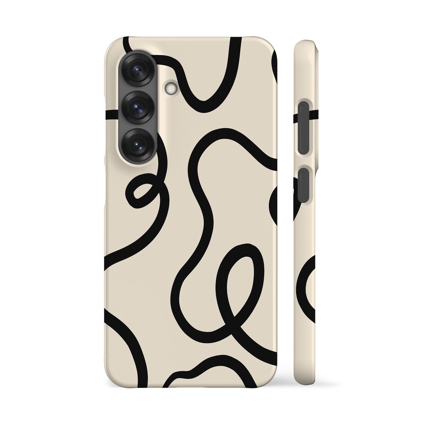 Ink Lines White Phone Case