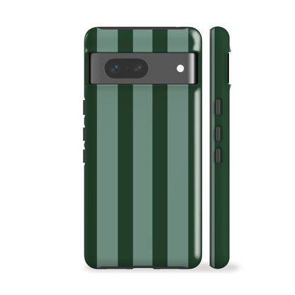 Mint Green Striped Phone Case