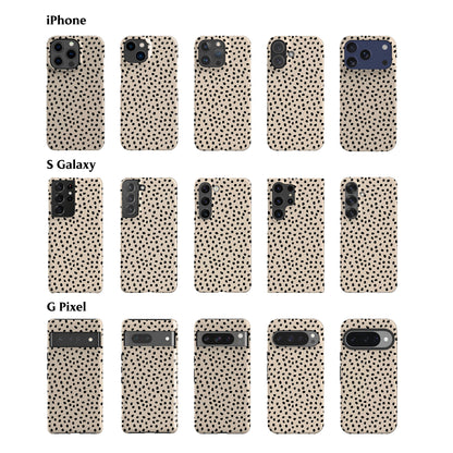 Jade Dots Beige Phone Case