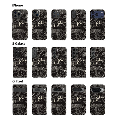 Jungle Jouy Black Phone Case