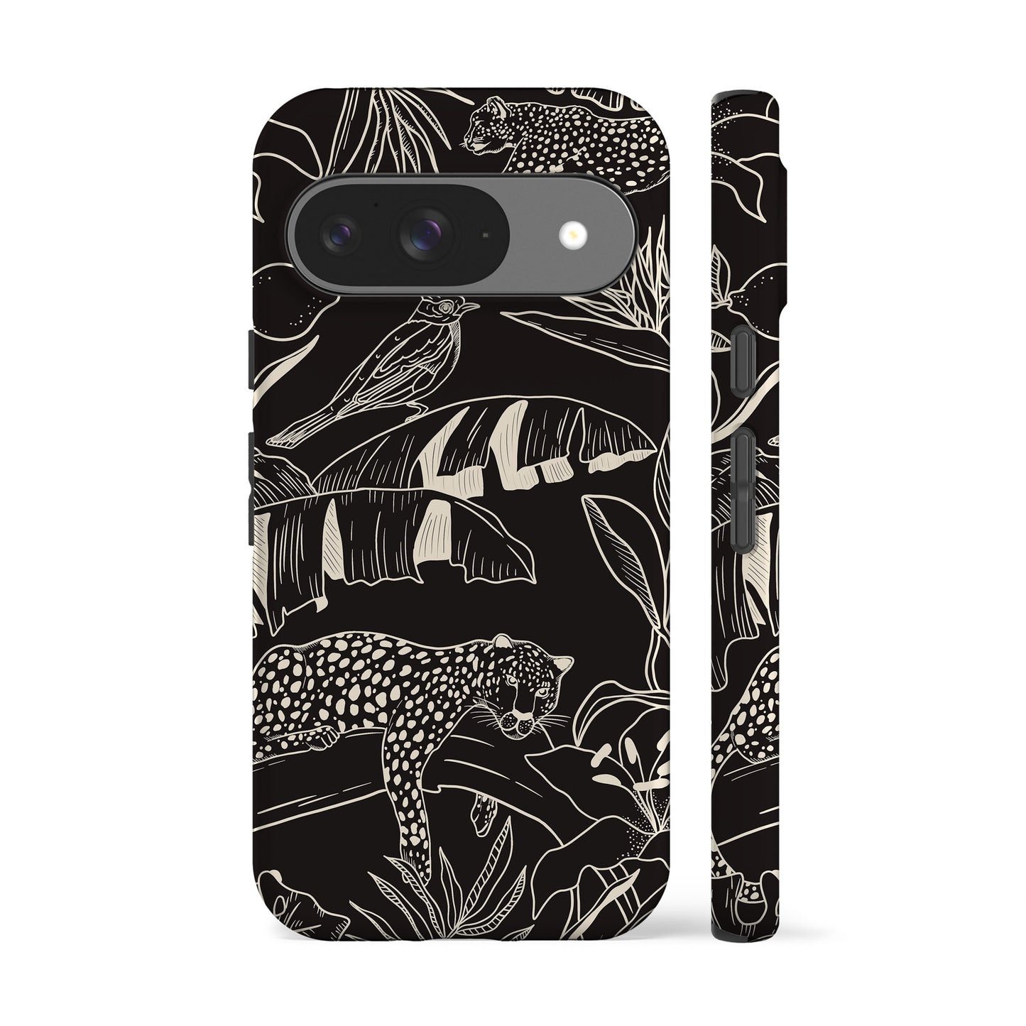 Jungle Jouy Black Phone Case
