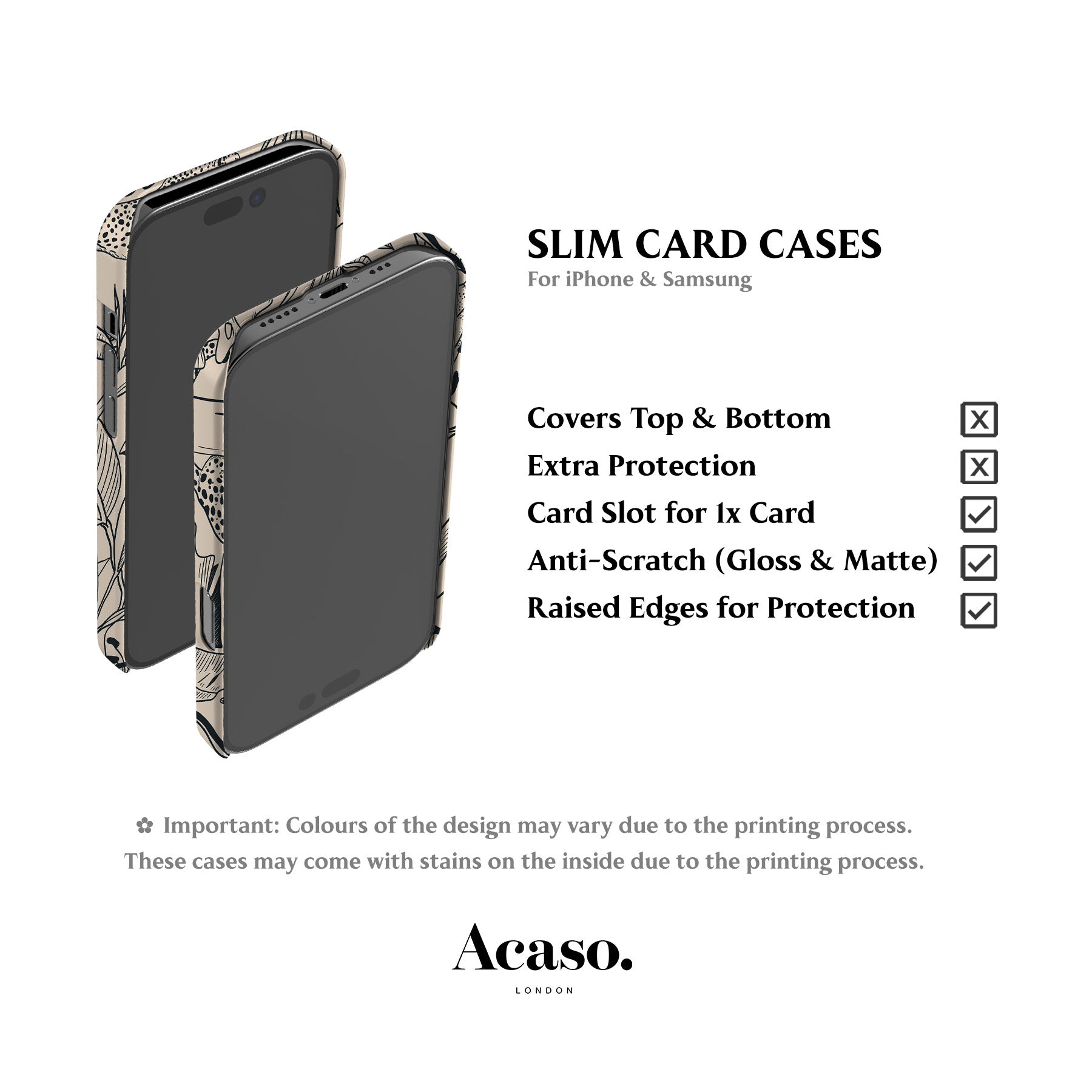 Jungle Toile de Jouy Card Case