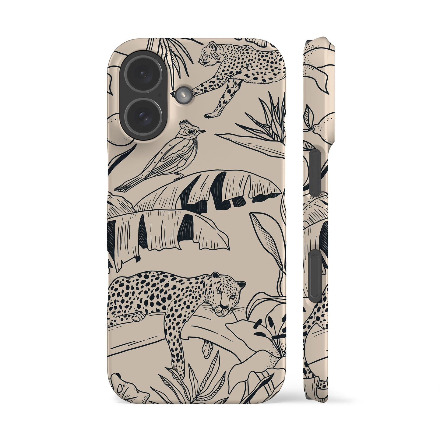 Jungle Jouy Cream Phone Case