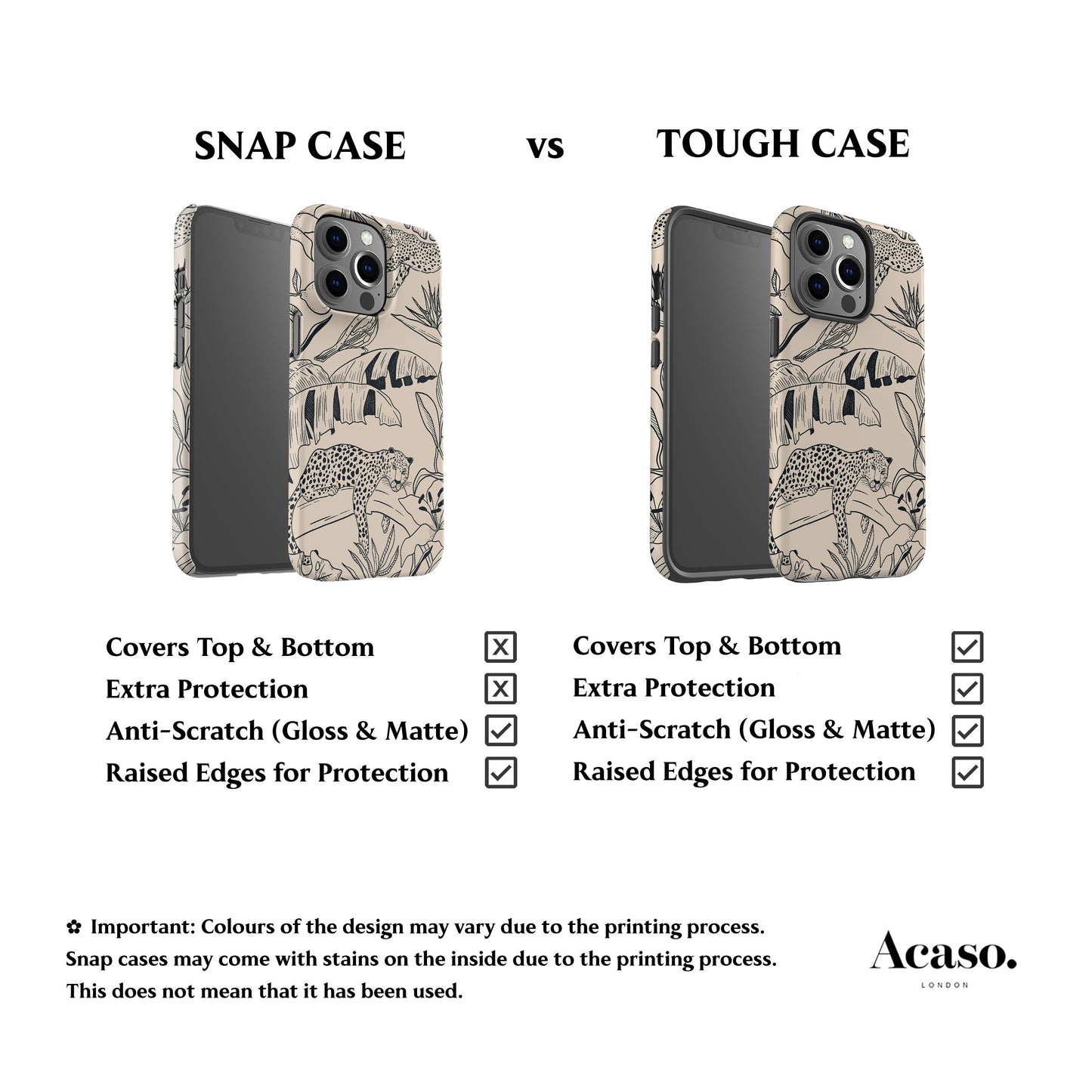 Jungle Jouy Cream Phone Case