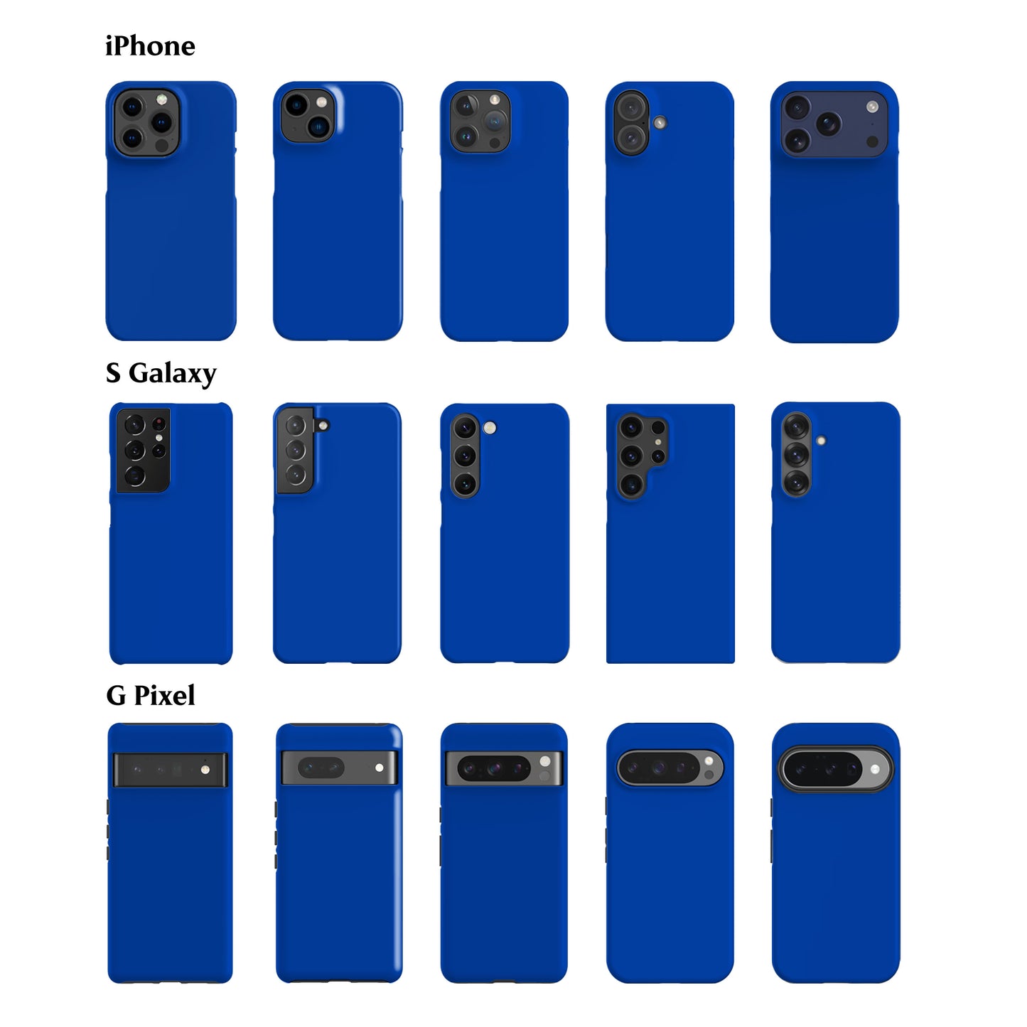 Solid Klein Blue Phone Case