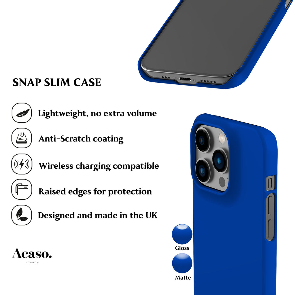 Solid Klein Blue Phone Case