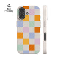 Colourful Checkers Eco-Friendly Phone Case