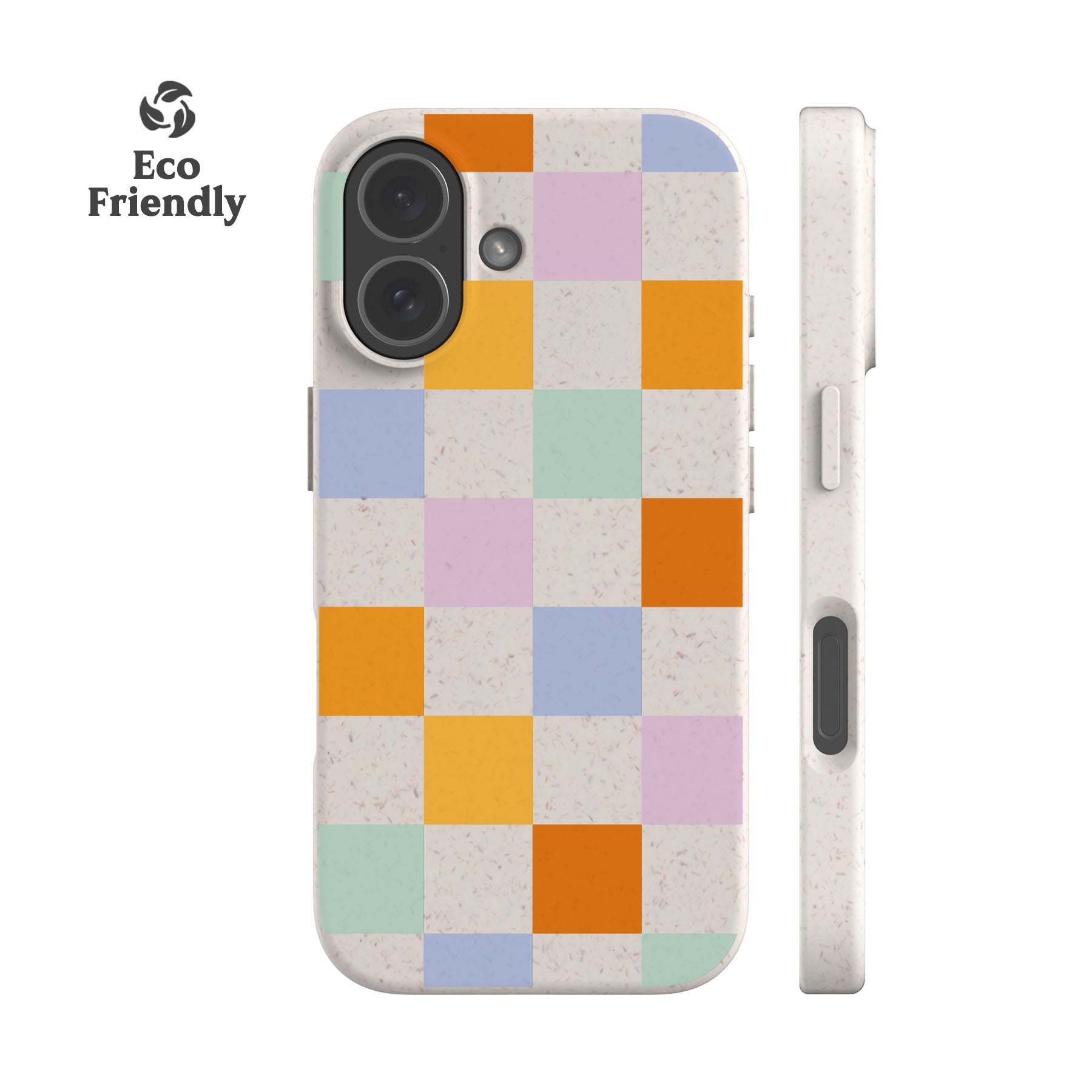 Colourful Checkers Eco-Friendly Phone Case